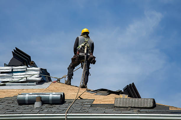 Professional Roofing technician working in Bloomfield, IA